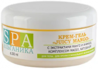 АЛЬГАНИКА. Крем-гель для тела «Juicy Mango» 250мл. с экстрактами манго и ананаса, комплексом масел, хитозаном купить в Миассе